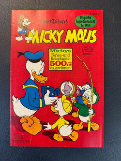 Micky Maus Jahrgang 1968 (Ehapa Verlag ab 1951) Nummer 10 mit Klappseiten