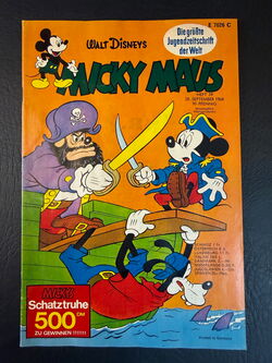 Micky Maus Jahrgang 1968 (Ehapa Verlag ab 1951) Nummer 39 mit Klappseiten