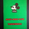 Micky Maus Klub Taschenbuch (Ehapa Verlag ab 1957) Ausgabe: 1963 (grün) mit seltenen Korrekturzettel