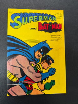 Superman 1968 - (Ehapa, ab 1966) Nummer 12 Erster Auftritt von Roter Blitz