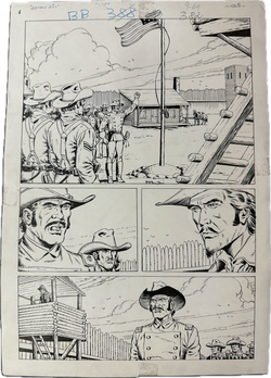 Buffalo Bill 382 Originalzeichnung