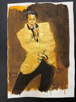 Elvis Presley - Große Originalzeichnung von Reinhard Kleist zum Comic „Elvis“