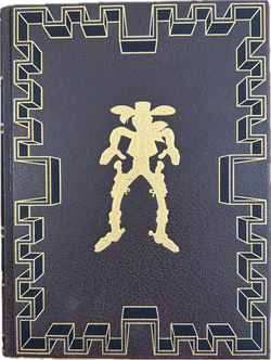 Lucky Luke Luxusausgabe in braunen Kunstleder gebunden