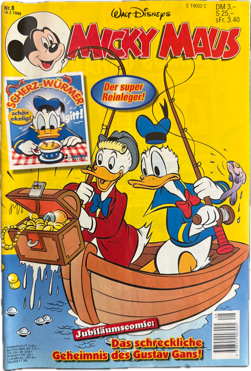 Micky Maus (Ehapa Verlag, ab 1951) 1998 Heft: 8