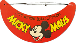 Micky Maus 1960 -  Beilage Sonnenblende  Aus Heft 27