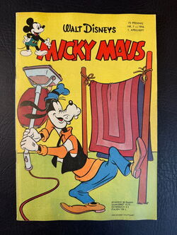 Micky Maus Jahrgang 1956 Nummer  7 (Ehapa Verlag ab 1951)