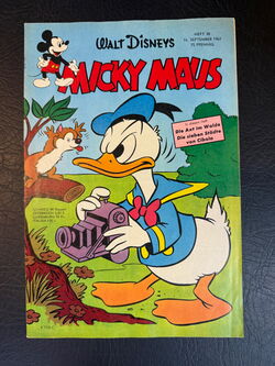Micky Maus Jahrgang 1961 (Ehapa Verlag ab 1951) Nummer 38