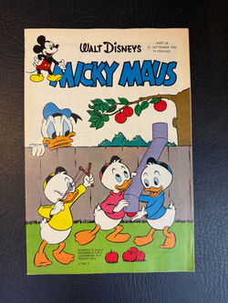 Micky Maus Jahrgang 1962 (Ehapa Verlag ab 1951) Nummer 38