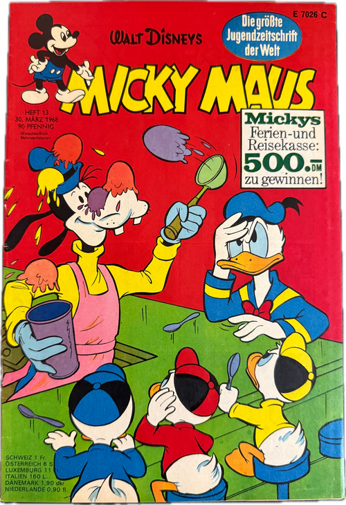 Micky Maus Jahrgang 1968(Ehapa Verlag ab 1951) Nummer 13