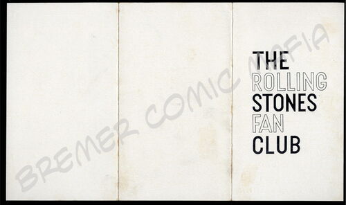 Rolling Stones  - Original-Fan-Club-Karte der 60er Jahre (Motiv 267)