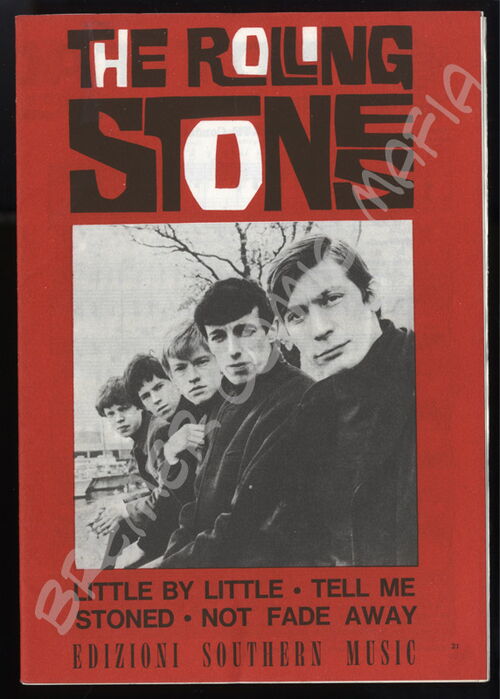 Rolling Stones  - Original Notenheft zu mehreren Songs der 60er Jahre (Motiv 298)