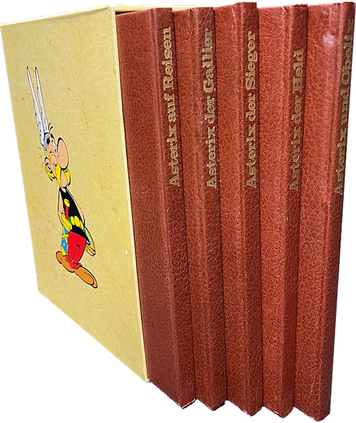 Asterix Schmuckpappschuber mit 5 Bänden
