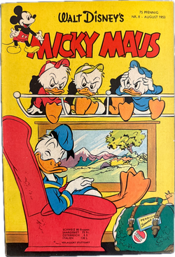 Micky Maus Jahrgang 1953 Nummer  8 (Ehapa Verlag ab 1951)