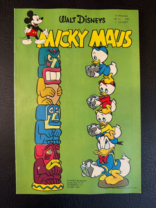 Micky Maus Jahrgang 1957 (Ehapa Verlag ab 1951) Nummer 14