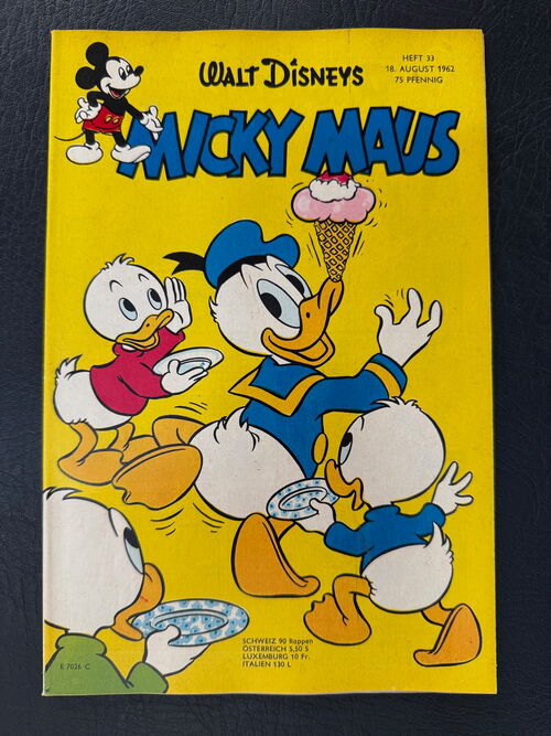 Micky Maus Jahrgang 1962 Nummer 33 (Ehapa Verlag ab 1951)