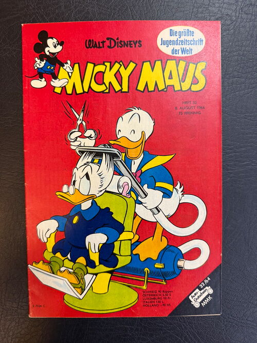 Micky Maus Jahrgang 1964 (Ehapa Verlag ab 1951) Nummer 32