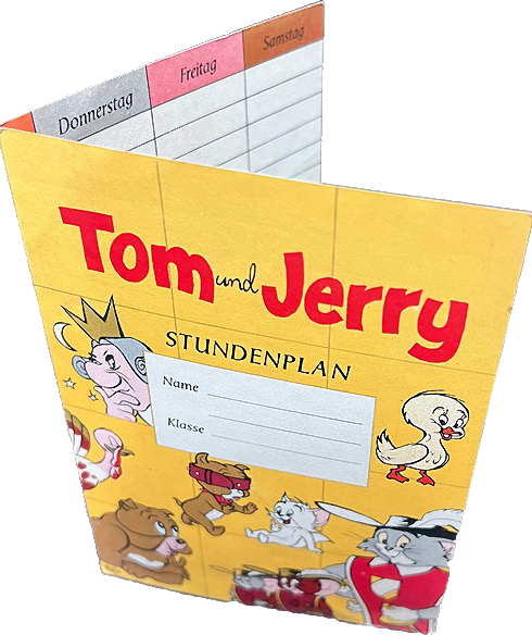 Tom und Jerry Stundenplan des Moewig Verlages