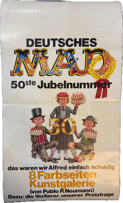 MAD Ankündigungsplakat zu Heft 50