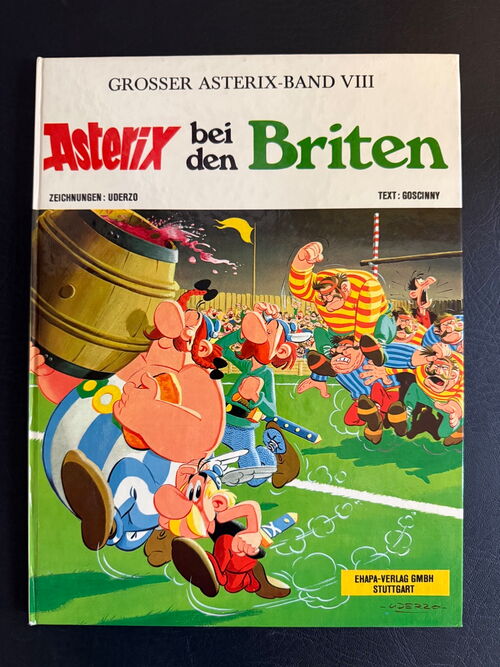Asterix - Hardcover - Erstauflage (Ehapa Verlag ab 1968) Ausgabe: 8 Bei den Briten