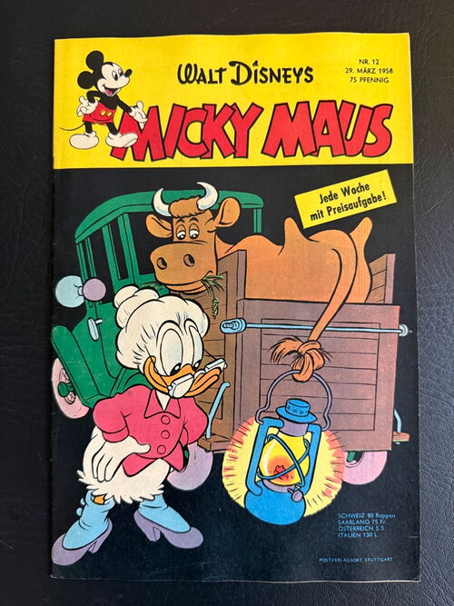 Micky Maus Jahrgang 1958 Nummer 12 (Ehapa Verlag ab 1951)