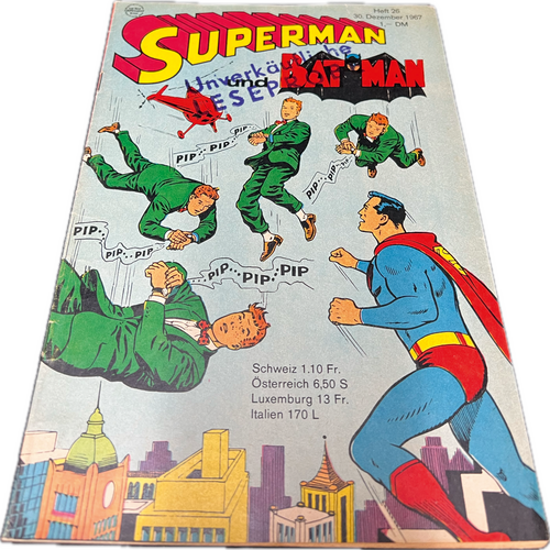 Superman 1967 Nummer 26 mit Stempel “Unverkäufliche Leseprobe”