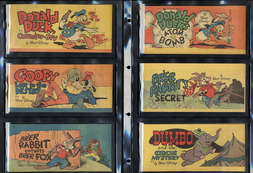 Amerikanische Disney Werbepiccolos aus dem Jahr 1946 / Cheerios Premium