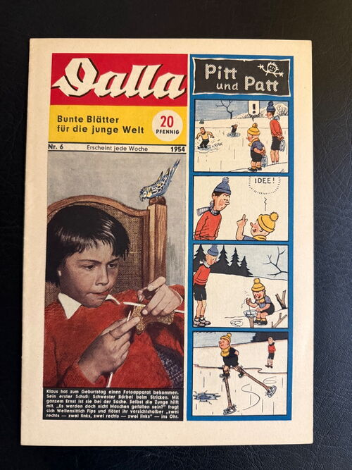 Dalla (Waso Verlag ab 1953) 1954 Heft: 6 mit Tim und Struppi Cover
