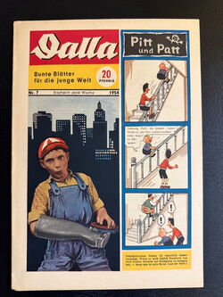 Dalla (Waso Verlag ab 1953) 1954 Heft: 7 mit Tim und Struppi Cover
