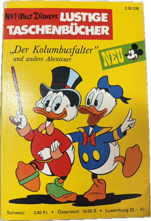 Walt Disneys lustiges Taschenbuch 01 - Erstauflage „Der Kolumbusfalter“