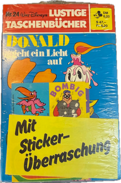 Walt Disneys lustiges Taschenbuch Nr. 24 - Originalverpackte Variante mit Sticker-Überraschung