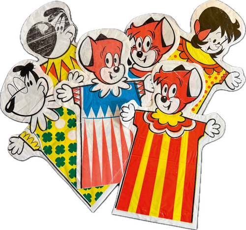 Fix und Foxi (Pabel Verlag ab 1953) 19. Jahrgang Heft: 47 bis 52. Hier nur die Handpuppen aus den Heften