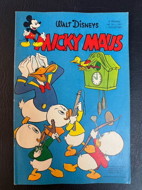 Micky Maus Jahrgang 1957 Nummer 16 (Ehapa Verlag ab 1951)