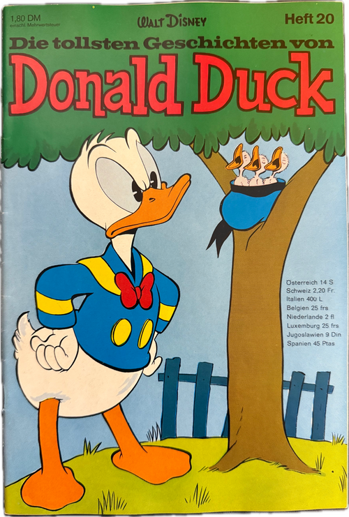 Tollsten Geschichten von Donald Duck (Ehapa ab 1965) Nummer 20