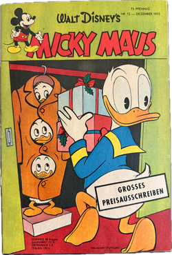 Micky Maus Jahrgang 1955 Nummer 12 (Ehapa Verlag ab 1951)