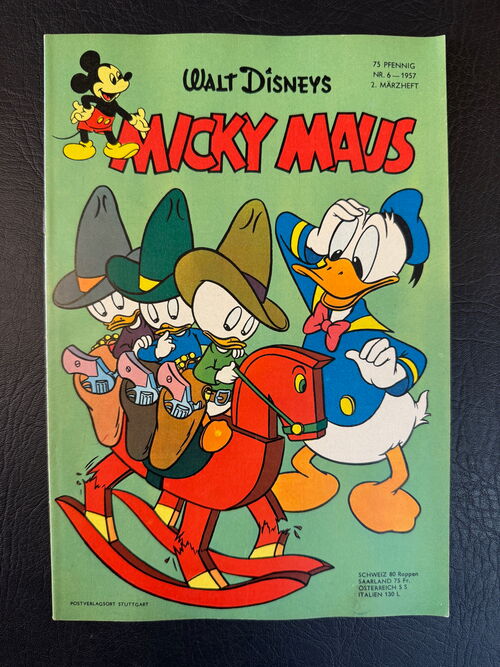 Micky Maus Jahrgang 1957 (Ehapa Verlag ab 1951) Nummer  6