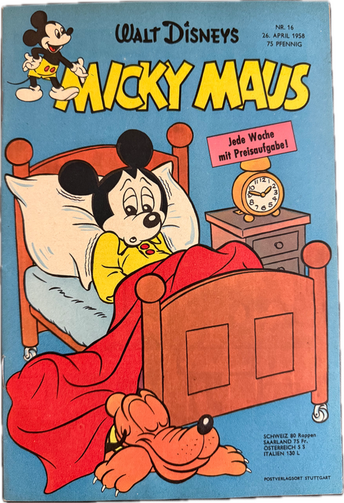Micky Maus Jahrgang 1958 Nummer 16 (Ehapa Verlag ab 1951)