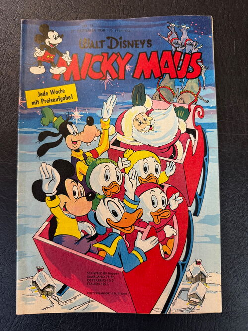 Micky Maus Jahrgang 1958 Nummer 51 (Ehapa Verlag ab 1951)