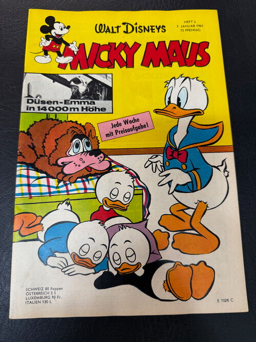 Micky Maus Jahrgang 1961 Nummer 02 (Ehapa Verlag ab 1951)
