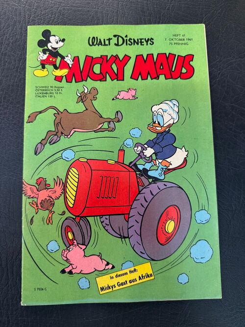 Micky Maus Jahrgang 1961 Nummer 41 (Ehapa Verlag ab 1951)