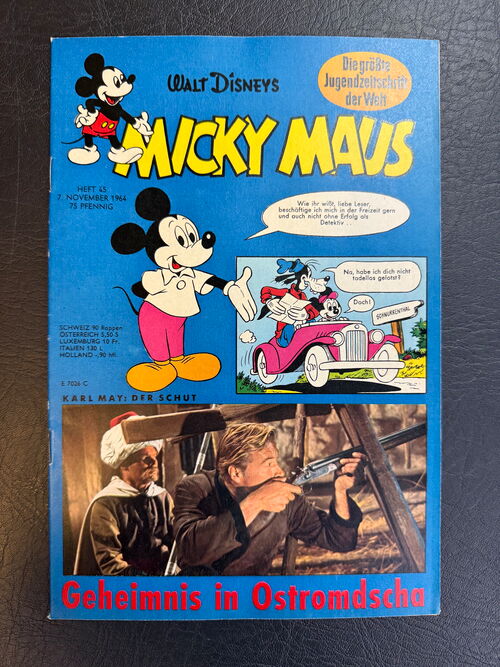 Micky Maus Jahrgang 1964 (Ehapa Verlag ab 1951) Nummer 45