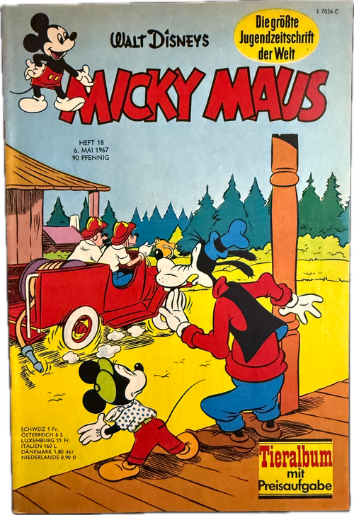 Micky Maus Jahrgang 1967 (Ehapa Verlag ab 1951) Nummer 18