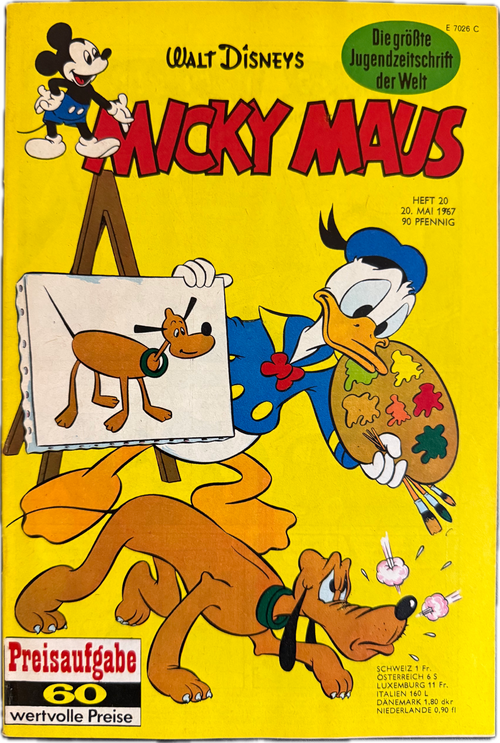 Micky Maus Jahrgang 1967 (Ehapa Verlag ab 1951) Nummer 20