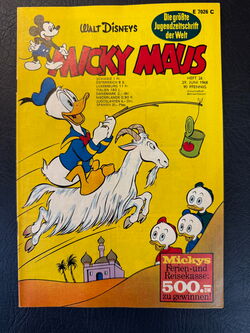 Micky Maus Jahrgang 1968 (Ehapa Verlag ab 1951) Nummer 26 mit Klappseiten