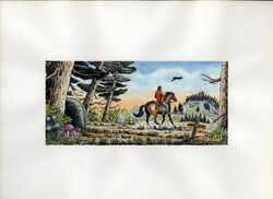 Rolf Schumann Originalzeichnung „Astra“