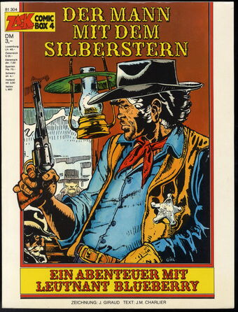 Cover Zack Comic Box 4: Leutnant Blueberry - Der Mann mit dem Silberstern