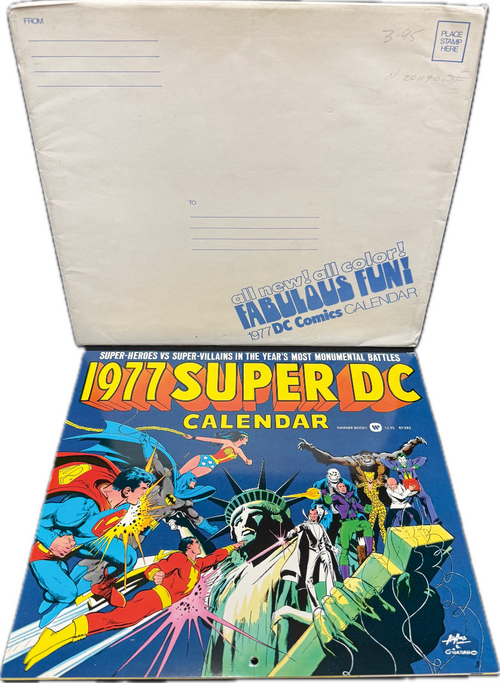 1977 Super DC Calender im Originallumschlag