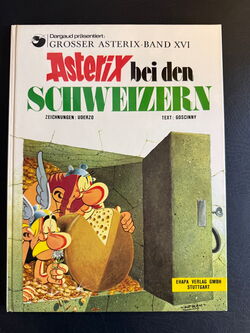 Asterix - Hardcover - Erstauflage (Ehapa Verlag ab 1968) Ausgabe: 16 Bei den Schweizern