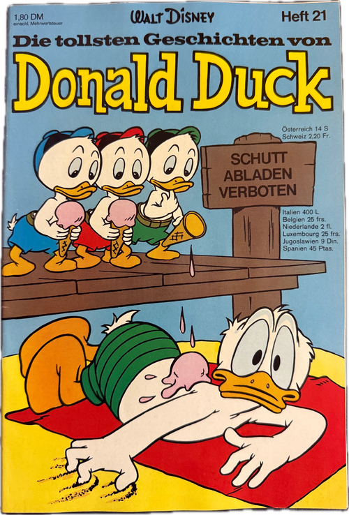 Tollsten Geschichten von Donald Duck (Ehapa ab 1965) Nummer 21