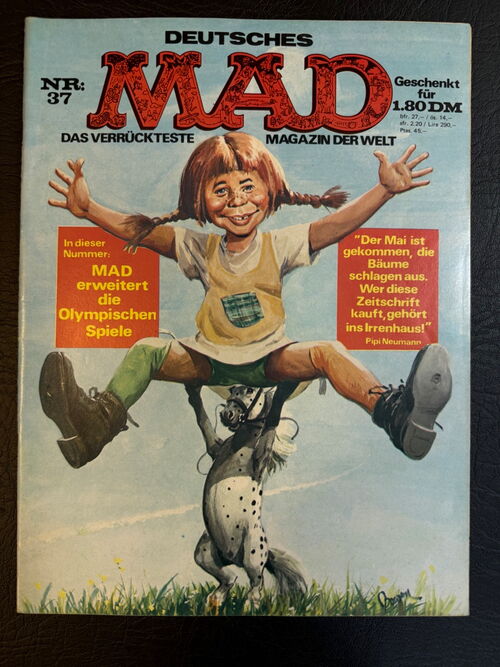 Mad (Bildschriften/Williams Verlag ab 1967) Heft: 37