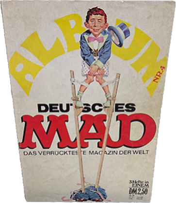 MAD Sammelband 4 mit drei Heften (Stelzen-Cover) Absolute Rarität!  